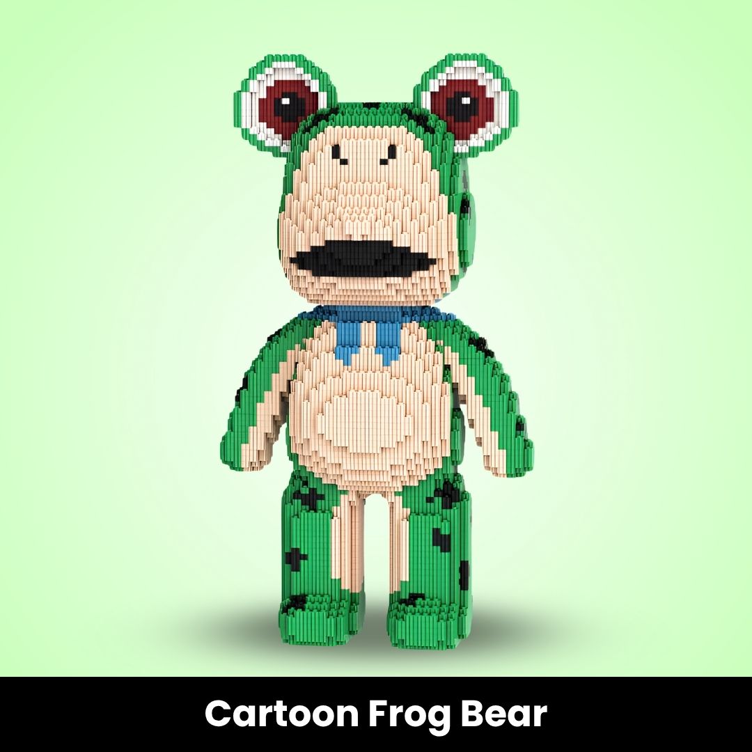 BIGGIES BEAR® Dev İnşa Edilebilir Tuğla Ayılar (5000+ parça)