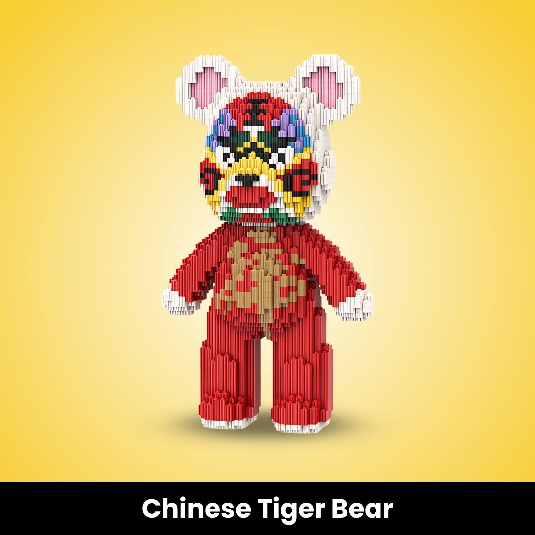 BIGGIESBEAR® Mini İnşa Edilebilir Tuğla Ayıcıklar (3000+ parça)