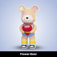 Beige Flower Bear