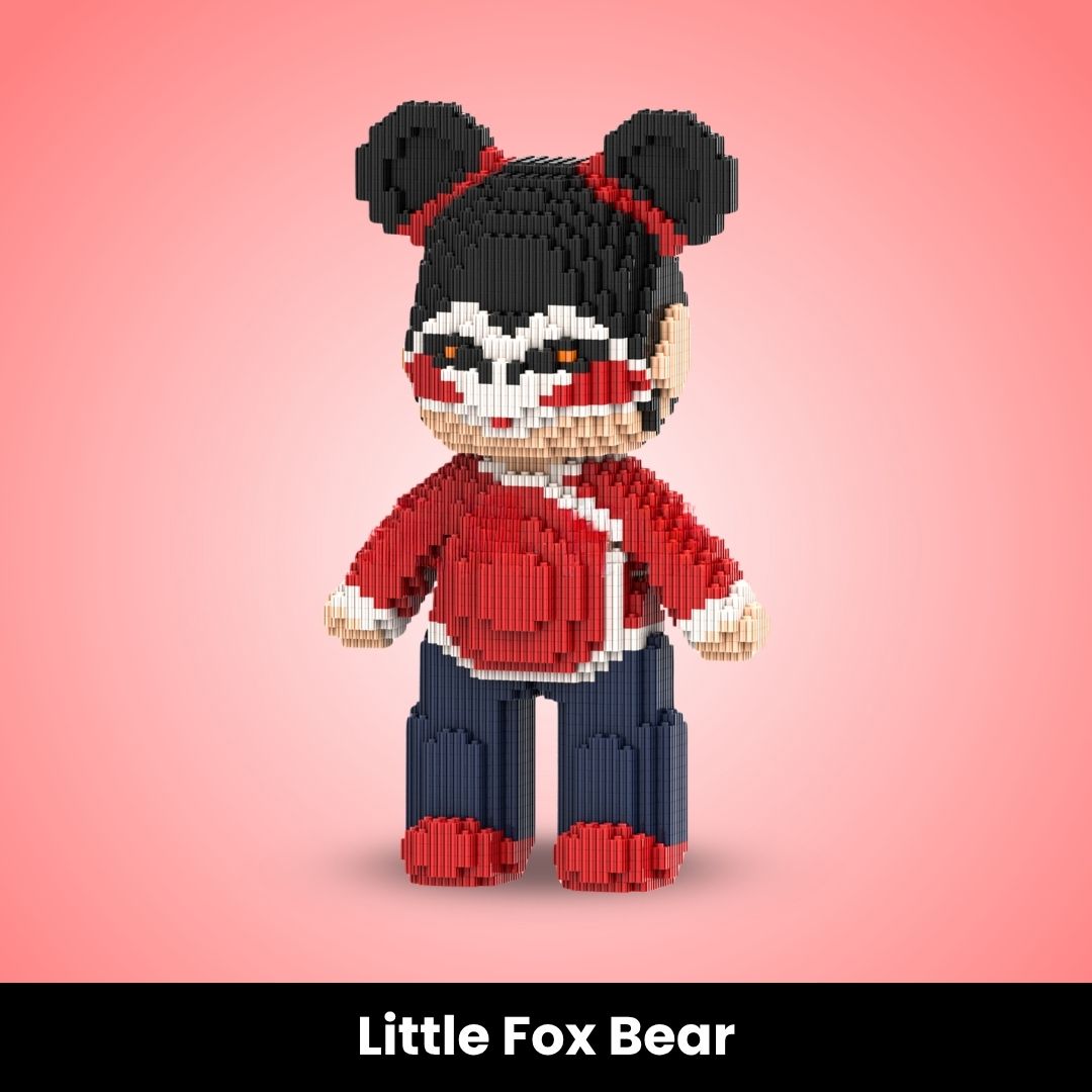 BIGGIESBEAR® Mini İnşa Edilebilir Tuğla Ayıcıklar (3000+ parça)