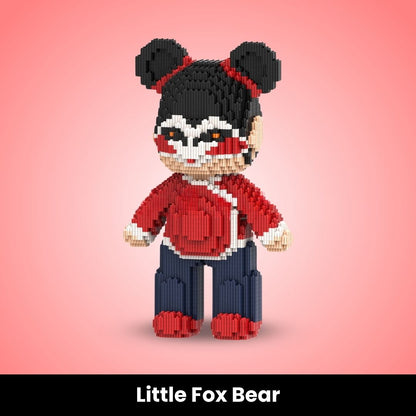 BIGGIESBEAR® Mini İnşa Edilebilir Tuğla Ayıcıklar (3000+ parça)