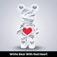 White Bear With Red Heart